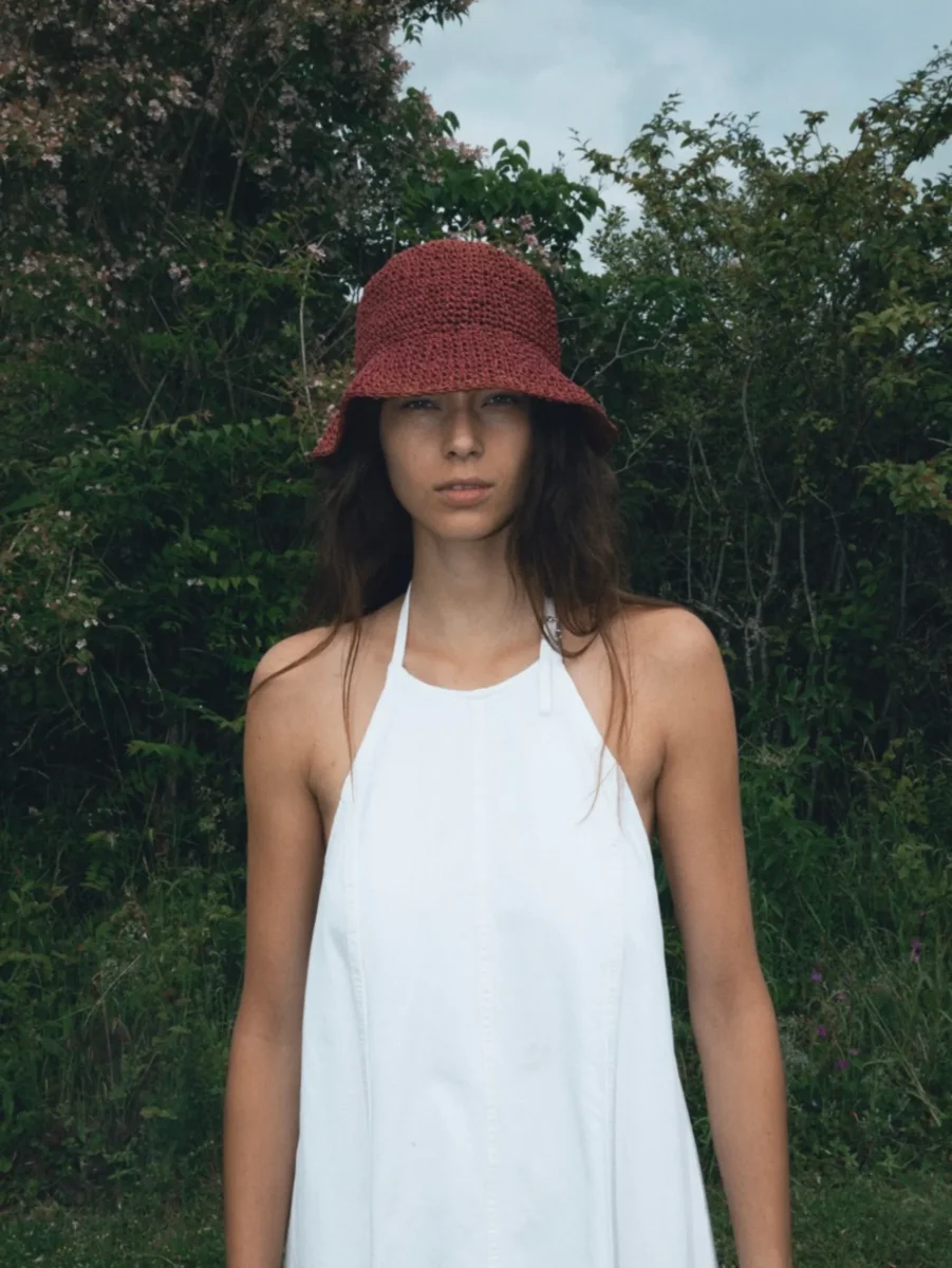 Solid Saverina Straw Hat – Bild 3